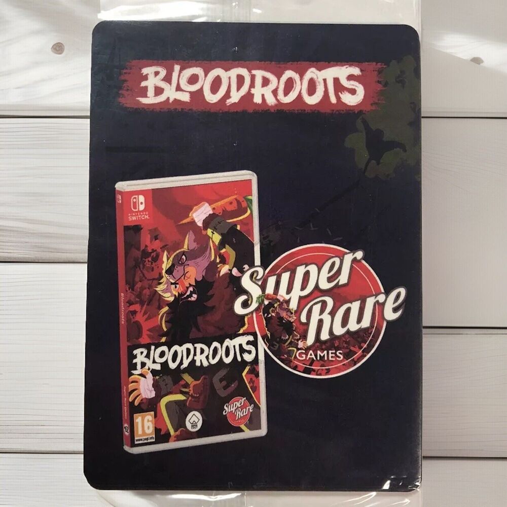 Bloodroots Super Rare Video Games Exclusive SRG#62 Sealed Trading Card Pack